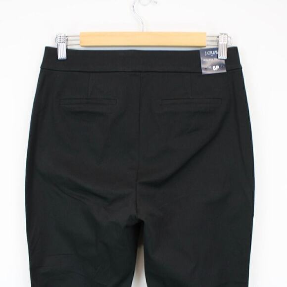 J. Crew Petite Kelsey Cotton Blend Flare Pant Black Size 6P NWT - Picture 8 of 9